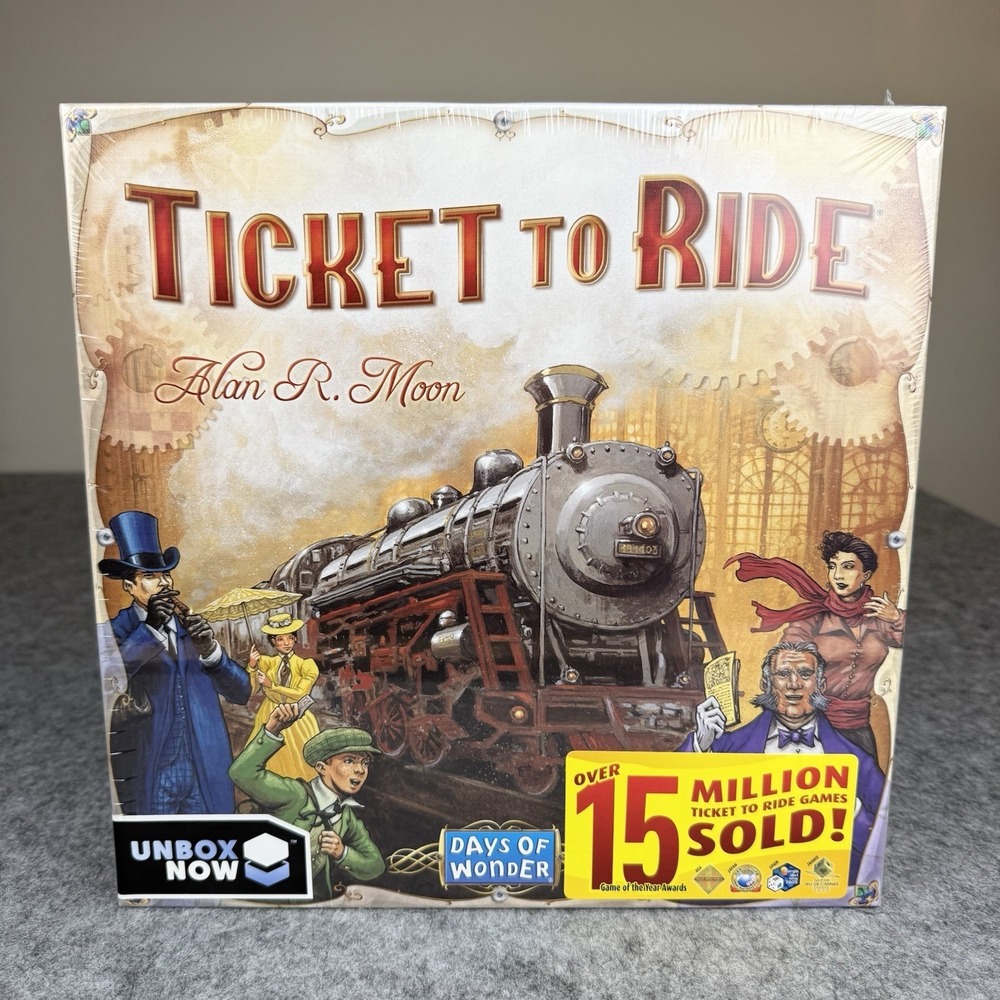 Ticket To Ride NEW SEALED Alan R. Moon Days of Wonder Train Adventure Board Game